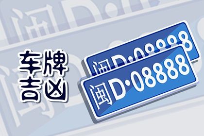 车牌数字解读